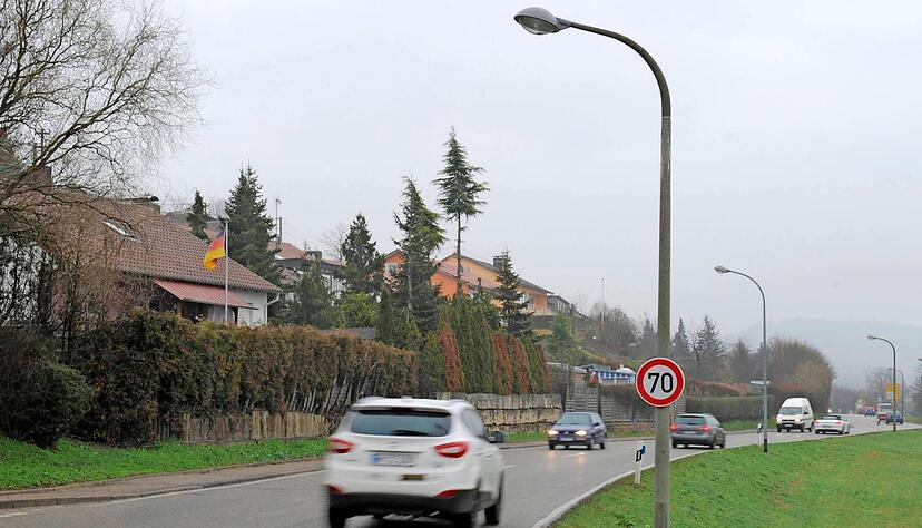 Da ist sich der Gemeinderat einig: Statt "70" soll zwischen Willsbach und Affaltrach "50" stehen.