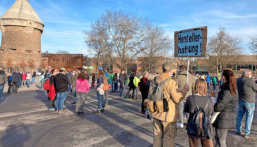 Angemeldete Versammlung am Neujahrstag in Heilbronn.
Foto. Archiv/Kinkopf