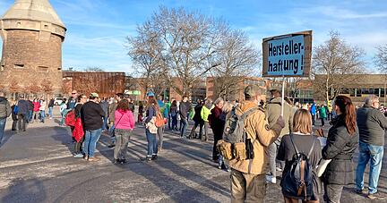 Angemeldete Versammlung am Neujahrstag in Heilbronn.
Foto. Archiv/Kinkopf