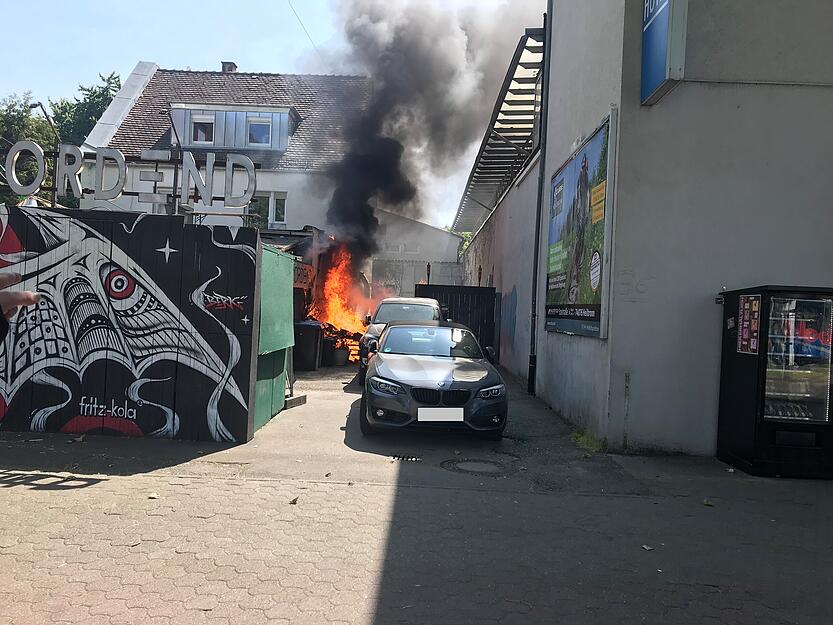 Feuerwehreinsatz in Heilbronn Feuerwehreinsatz in Heilbronn