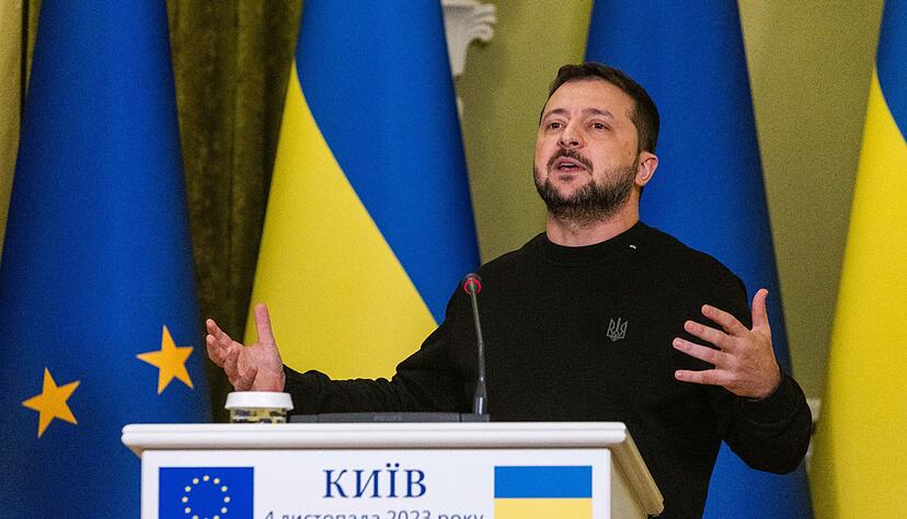 &laquo;Die kalten Wintern&auml;chte des Euromaidan haben Europa f&uuml;r immer ver&auml;ndert&raquo;:&nbsp;Wolodymyr Selenskyj.