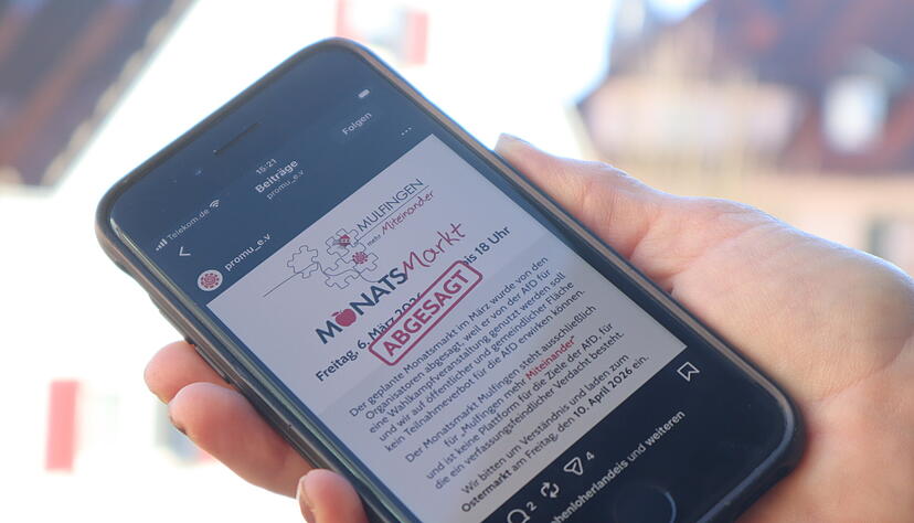 Auf seinen sozialen Kan&auml;len hat der Verein ProMu die Absage des Monatsmarktes &ouml;ffentlich gemacht.