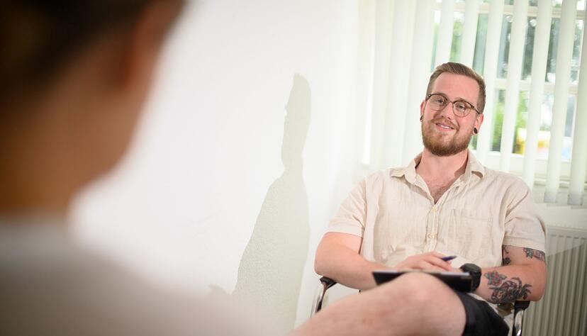 Als Sozialarbeiter und Suchttherapeut lernt Jens Klie auch selbst viel von seinen Klienten.