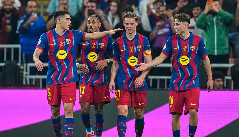 Zeitweise im Torrausch: Der FC Barcelon gegen Athletic Bilbao.