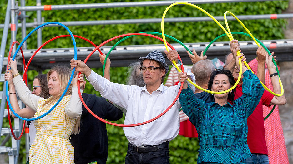 Die Proben für die Premiere am 18. Juli 2025 laufen. Die Proben für die Premiere am 18. Juli 2025 laufen.