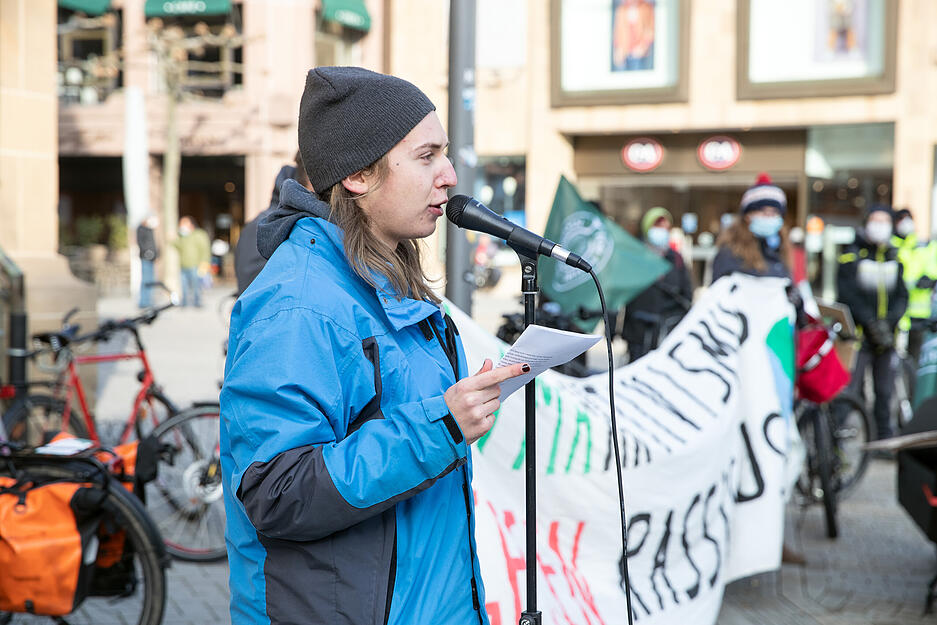 Kundgebung in Heilbronn zum Globalen Klimaaktionstag