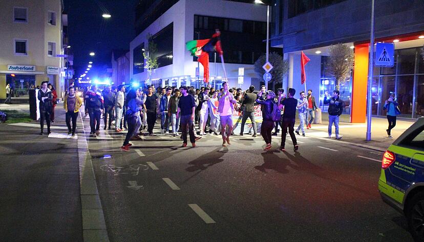 Flüchtlinge demonstrieren in Heilbronn