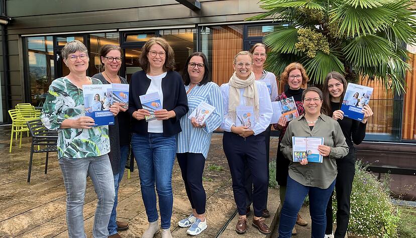 Das Frauenteam der Volkshochschule Neckarsulm freut sich auf den Start ins Wintersemester.