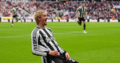 Bejubelt seinen ersten Treffer in der Premier League: Nick Woltemade.