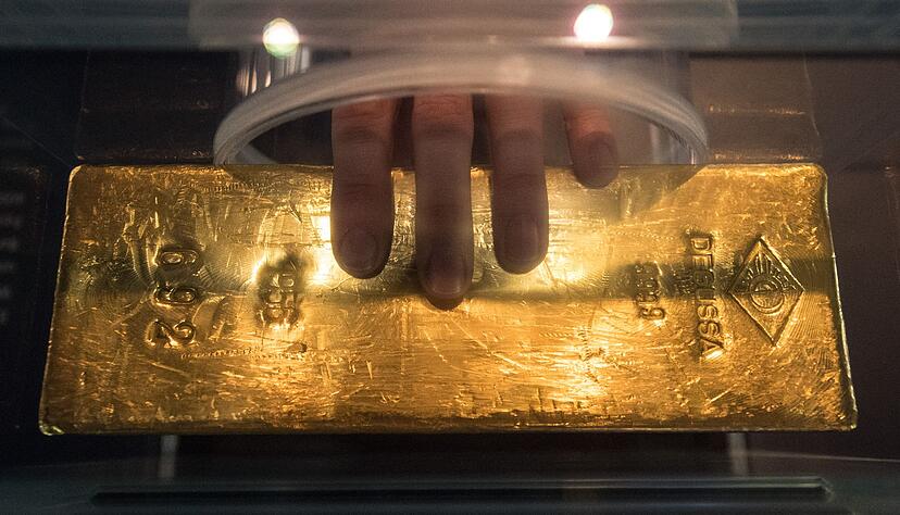 Gold zum Anfassen im Geldmuseum der Bundesbank. (Archivbild) Gold zum Anfassen im Geldmuseum der Bundesbank. (Archivbild)