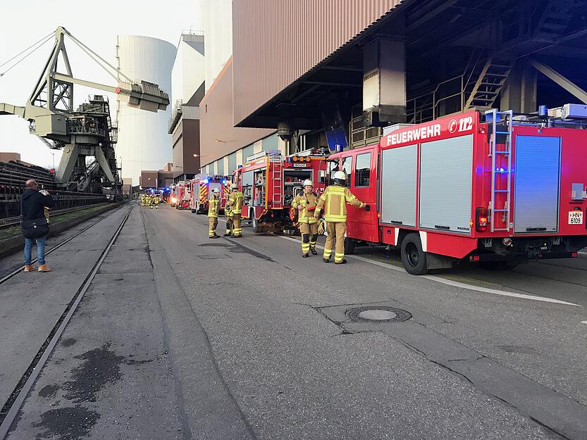 Brand auf EnBW-Gelände in Heilbronn