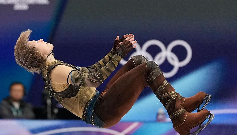 US-Eiskunstl&auml;ufer Ilia Malinin zeigte wieder einmal eine spektakul&auml;re Flugshow.