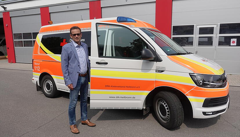 Stefan Wolf, stellvertretender Kreisgeschäftsführer des DRK  Heilbronn.
