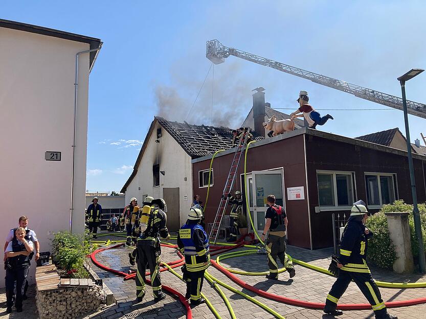 Brand in Untereisesheim