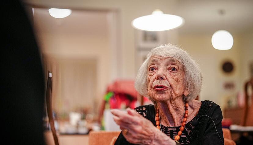 Mit fast 90 Jahren kam Friedl&auml;nder nach Deutschland zur&uuml;ck.