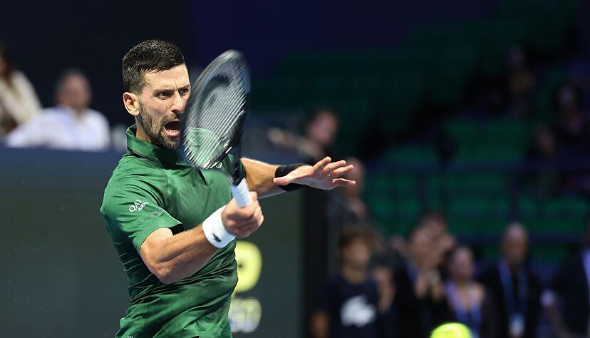 Auch mit 38 Jahren schlagkräftig: Novak Djokovic.