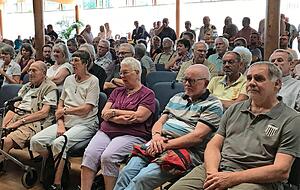 Bei der Bürgerinformation zum geplanten Hochregallager war die Kultura im Juli 2018 bis in die letzte Reihe besetzt.
Foto: Archiv/Tscherwitschke