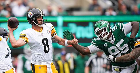 Aaron Rodgers hatte in seinem ersten Spiel für die Steelers vier Touchdown-Pässe