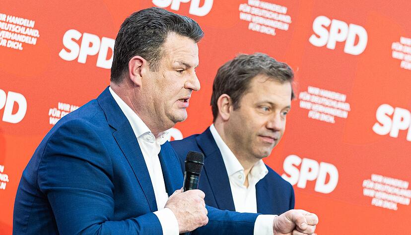 Ex-Minister Heil (l.) tritt Spekulationen entgegen, er komme als Nachfolger von SPD-Chef Lars Klingbeil (r.) in Betracht.
