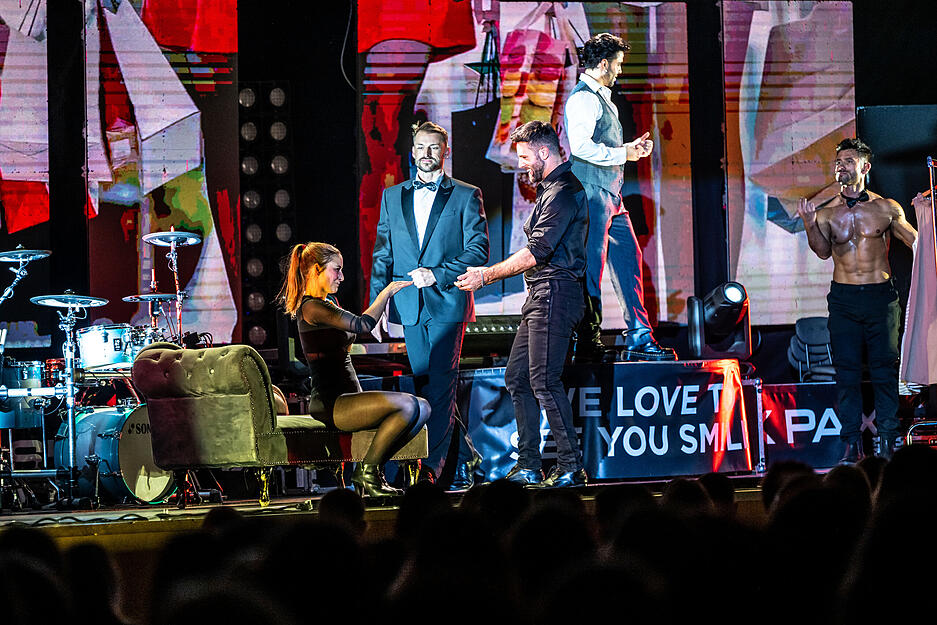 Auftritt der Sixx Paxx in der Heilbronner Harmonie. Auftritt der Sixx Paxx in der Heilbronner Harmonie.