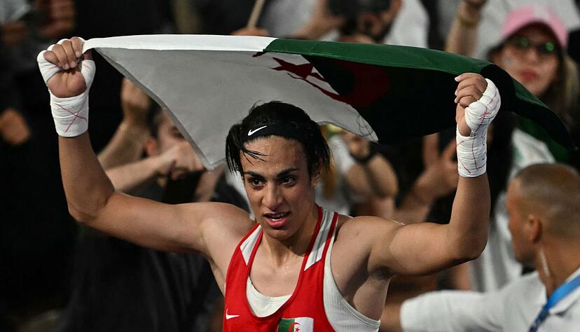 War bei Olympia 2024 Gegenstand der Debatten: Imane Khelif.
