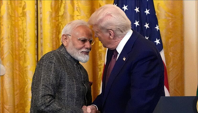 Trump spricht nach einem Telefonat mit Modi von einem Handelsdeal. (Archivbild)