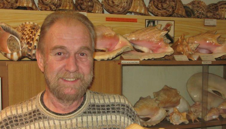 Seit 1981 sammelt Kurt Kreipl verschiedene Meerestiere.
Foto: privat