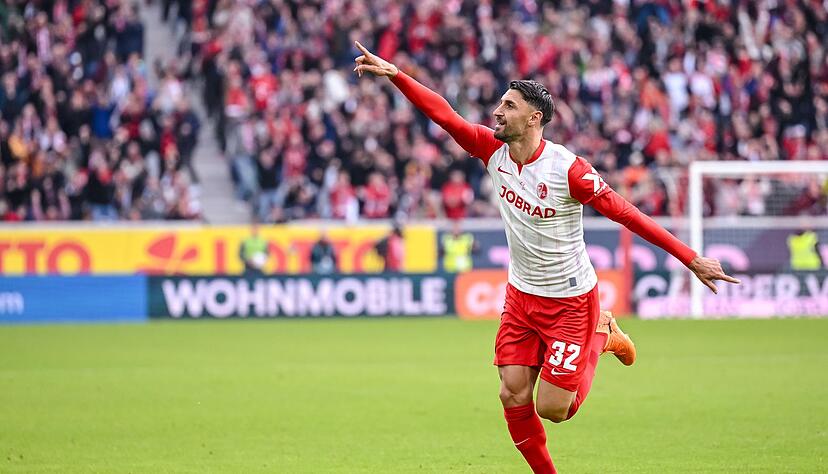 Sp&auml;ter Ausgleich: Vincenzo Grifo traf f&uuml;r Freiburg zum 2:2.