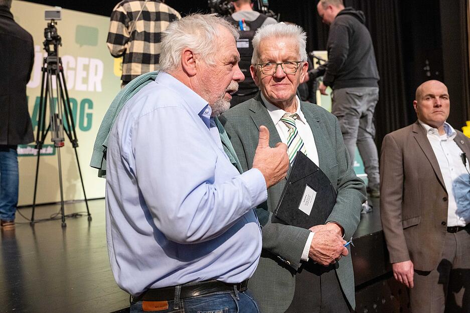 Bürgerforum der Grünen mit Ministerpäsident Winfried Kretschmann und Minister Cem Özdemir