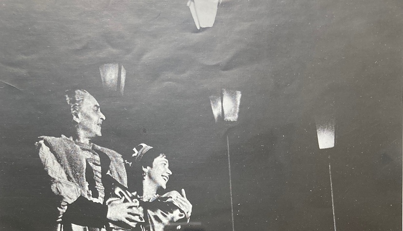 1968: Kurt Müller-Graf und Sibylle Kampffmeyer in der „Jedermann“ – Inszenierung von Intendant Achim Plato 1968: Kurt Müller-Graf und Sibylle Kampffmeyer in der „Jedermann“ – Inszenierung von Intendant Achim Plato