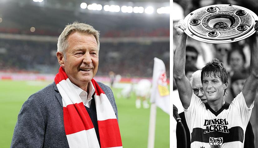 Karlheinz F&ouml;rster besucht seinen VfB immer noch regelm&auml;&szlig;ig im Stadion. 1984 gewann er mit den Schwaben die Bundesliga.