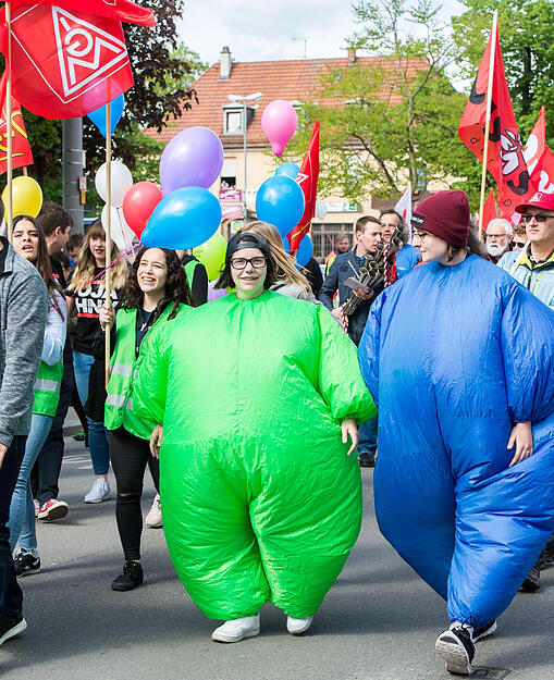 1.-Mai-Demo in Heilbronn