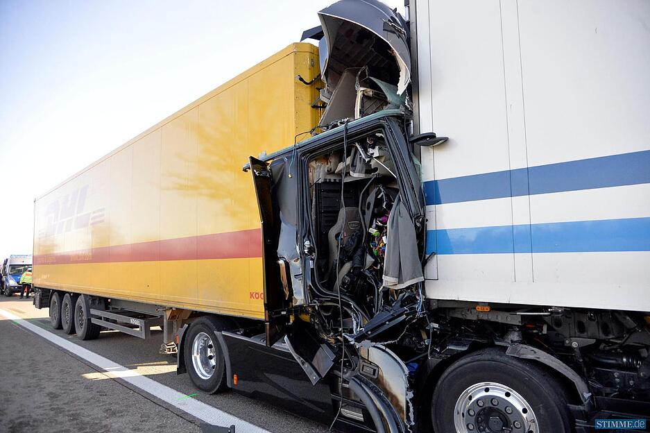 A6-Unfall bei Ilshofen