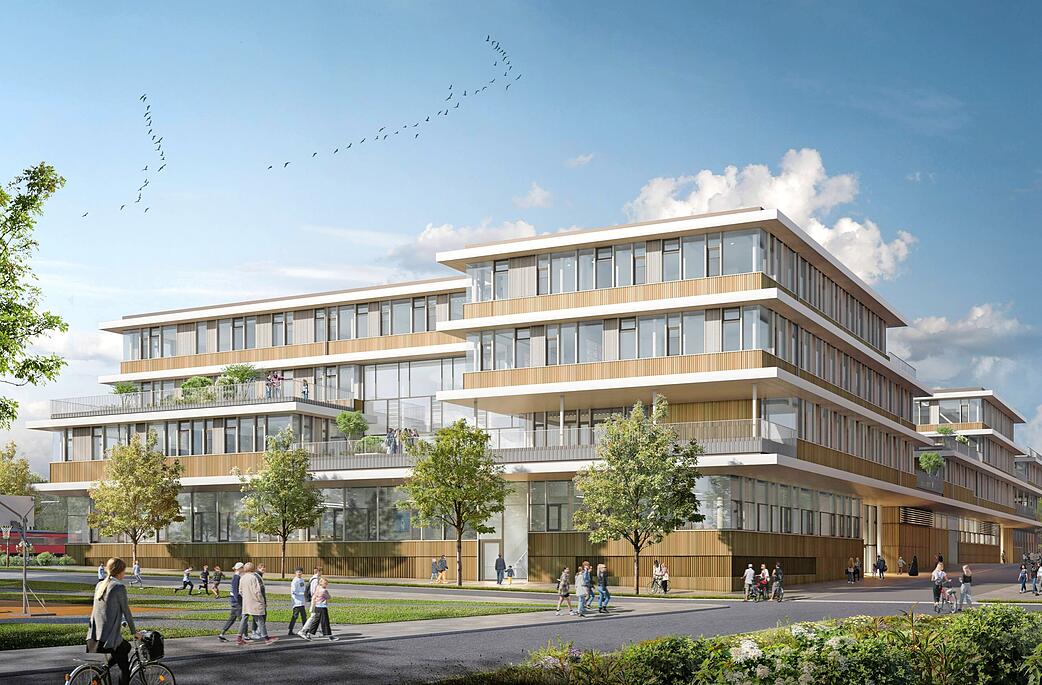 Neue Josef-Schwarz-Schule in Heilbronn: Ein Augenmerk liegt auch auf der Innengestaltung - STIMME.de