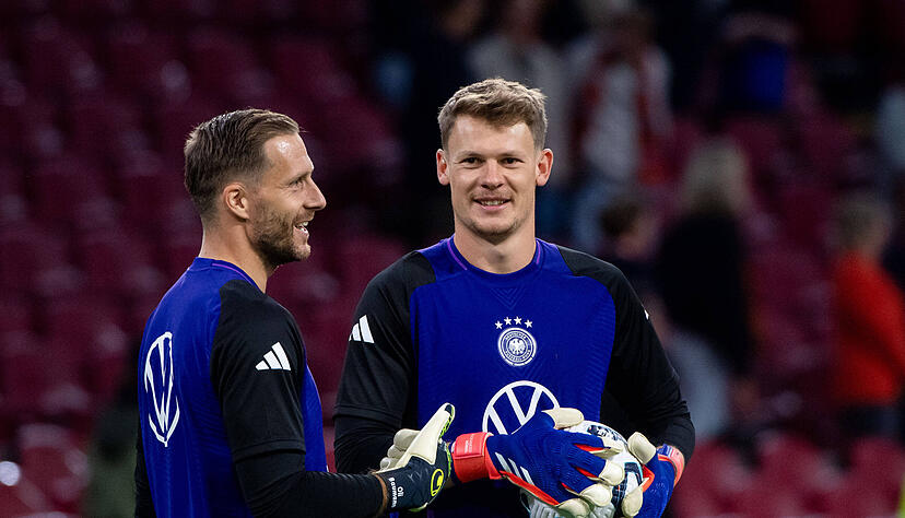 Nach der Verletzung von Marc-André ter Stegen stellt sich die Frage, wer im DFB-Tor stehen wird. Oliver Baumann (l.) von der TSG Hoffenheim oder Alexander Nübel vom VfB Stuttgart sind naheliegende Kandidaten. Nach der Verletzung von Marc-André ter Stegen stellt sich die Frage, wer im DFB-Tor stehen wird. Oliver Baumann (l.) von der TSG Hoffenheim oder Alexander Nübel vom VfB Stuttgart sind naheliegende Kandidaten.