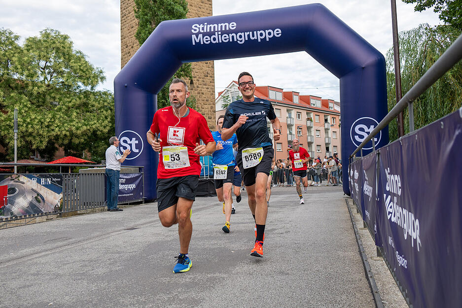 Einmal im Jahr findet der Stimme-Firmenlauf in Heilbronn statt. Einmal im Jahr findet der Stimme-Firmenlauf in Heilbronn statt.