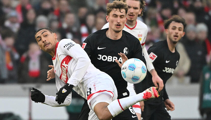 Enzo Millot und sein VfB Stuttgart sind am Dienstagabend in Bratislava gefordert. Enzo Millot und sein VfB Stuttgart sind am Dienstagabend in Bratislava gefordert.