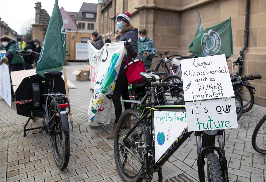 Kundgebung in Heilbronn zum Globalen Klimaaktionstag