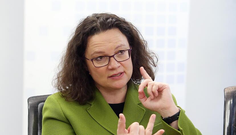SPD-Chefin Andrea Nahles.