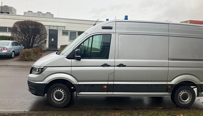 Die Spurensicherung ist bei der Firma Hänel in Bad Friedrichshall.