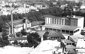 Aufnahme aus den letzten Jahren der Brauerei Cluss in Heilbronn. Foto: HSt-Archiv Aufnahme aus den letzten Jahren der Brauerei Cluss in Heilbronn. Foto: HSt-Archiv