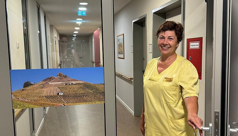 Seit 30 Jahren arbeitet Irina Scherbakova im Seniorenheim St. Vinzenz in Neckarsulm. "Ich bin hier glücklich", sagt sie. Seit 30 Jahren arbeitet Irina Scherbakova im Seniorenheim St. Vinzenz in Neckarsulm. "Ich bin hier glücklich", sagt sie.