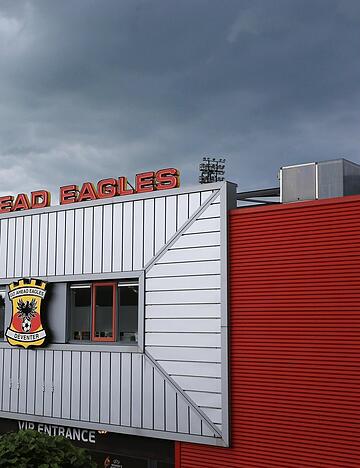 Das Stadion der Go Ahead Eagles in Deventer ist eines der kleinsten Stadien der Europa League.