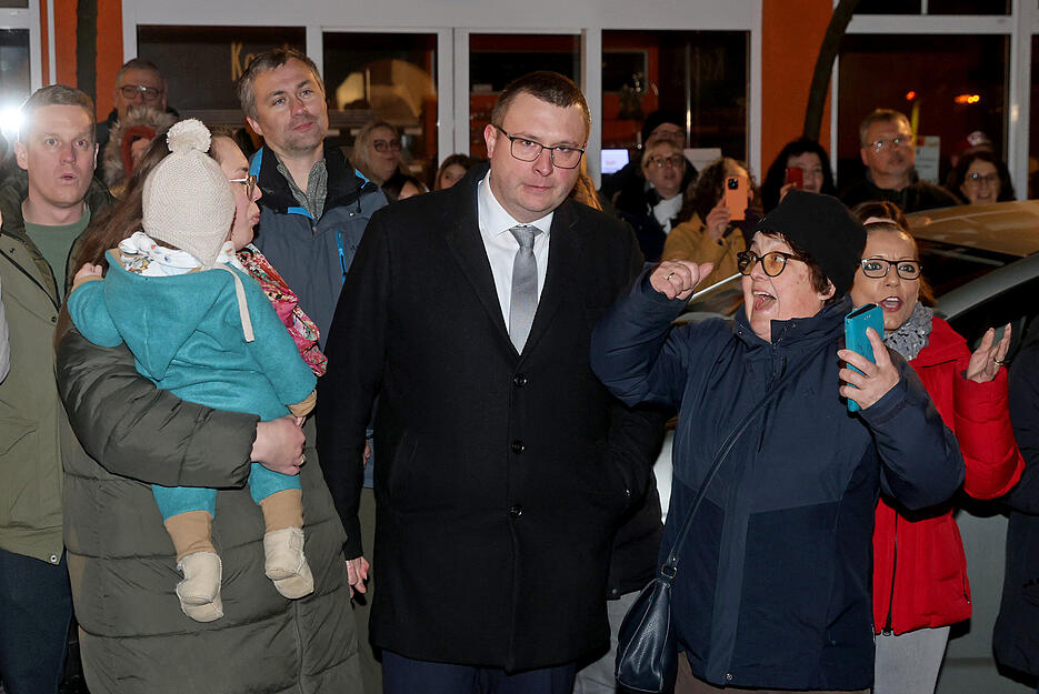 Timo Wenzel gewinnt die B&uuml;rgermeisterwahl in Cleebronn am Sonntag.