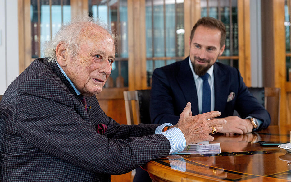 Reinhold (links) und Benjamin Würth.