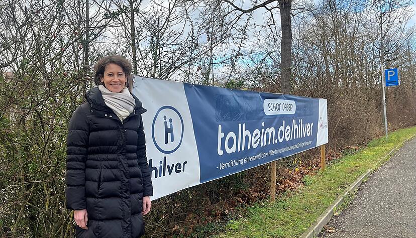 Martina Spr&ouml;hnle ist als Seniorenbeauftragte der Gemeinde Talheim auch Ansprechpartnerin f&uuml;r die Nutzer der Hilver-App. Sie freut sich &uuml;ber die gute Resonanz.