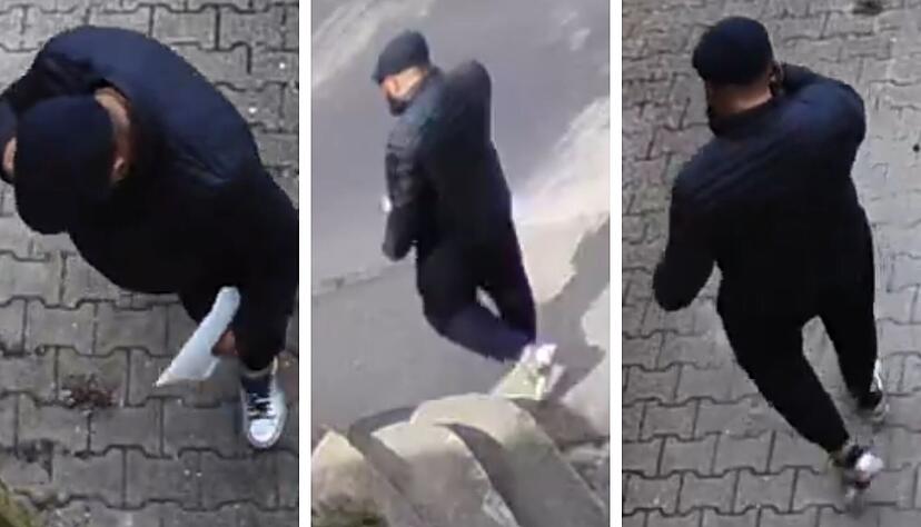 Die Polizei Heilbronn sucht mit Fotos nach einem vermeintlichen Betrüger. Die Polizei Heilbronn sucht mit Fotos nach einem vermeintlichen Betrüger.