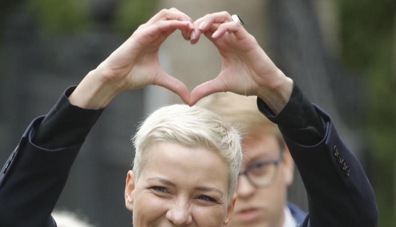 Maria Kolesnikowa, eine der Oppositionsführerinnen von Belarus (Weißrussland).