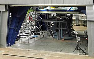 DLR und Arianegroup arbeiten derzeit am neuen Pr&uuml;fstand P5.2. Demn&auml;chst werden hier die Tests der neuen Oberstufe der Ariane 6 gefahren.