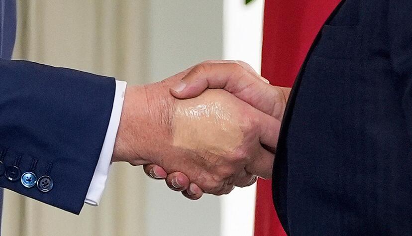 Das Weiße Haus gibt Details zu Trumps Gesundheitszustand preis. Das Weiße Haus gibt Details zu Trumps Gesundheitszustand preis.